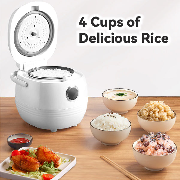 Bear Rice Cooker 8 Cups Cooked, Rice Cooker Small, 6 Cooking Functions,  Advanced