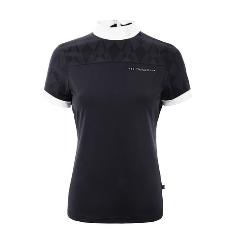 HKM Crystal Short-Sleeved Show Shirt Cool Elastic Breathable, Now