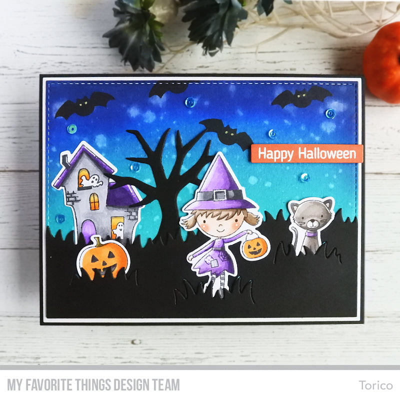 Handmade card from Torico featuring products from My Favorite Things #mftstamps