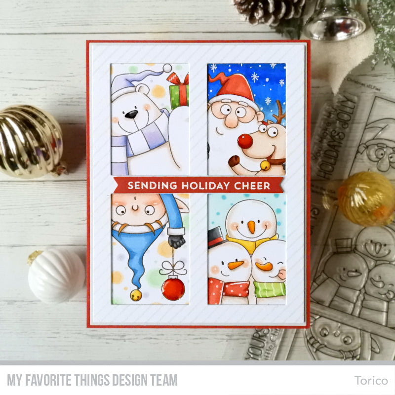 Handmade card from Torico featuring products from My Favorite Things #mftstamps