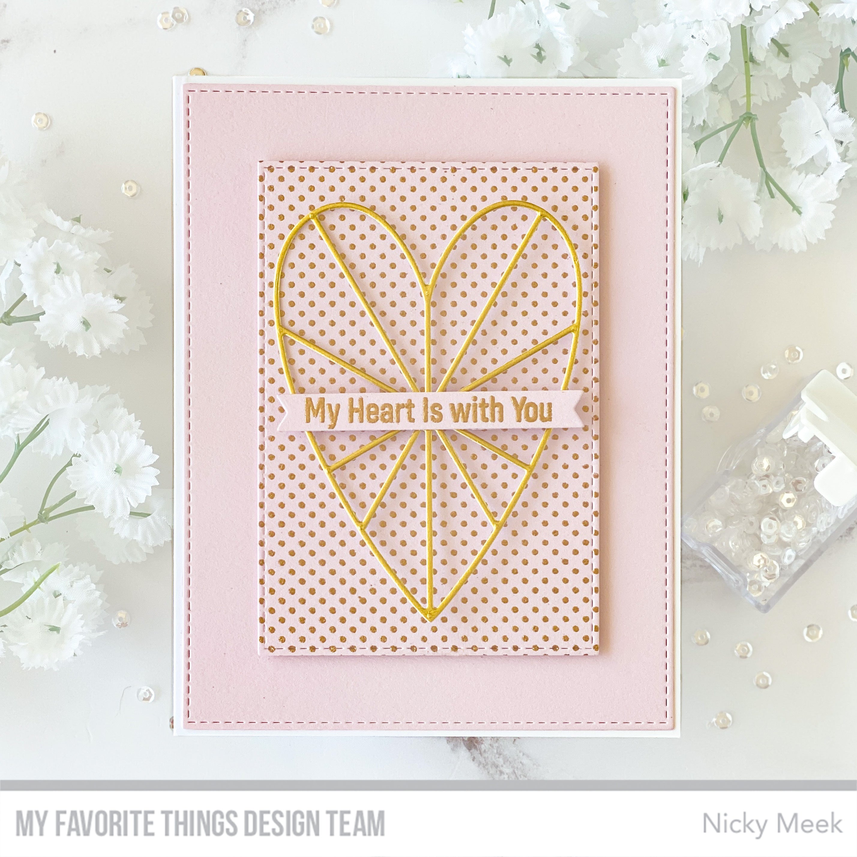 Handmade card from Nicky Meek featuring products from My Favorite Things #mftstamps