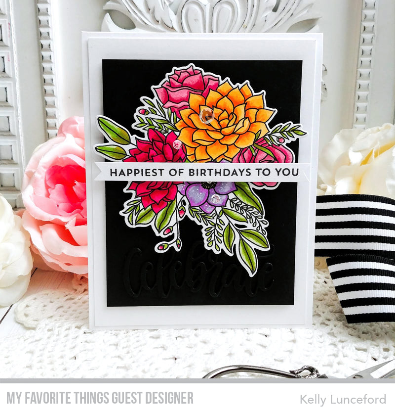 Handmade card from Kelly Lunceford featuring products from My Favorite Things #mftstamps