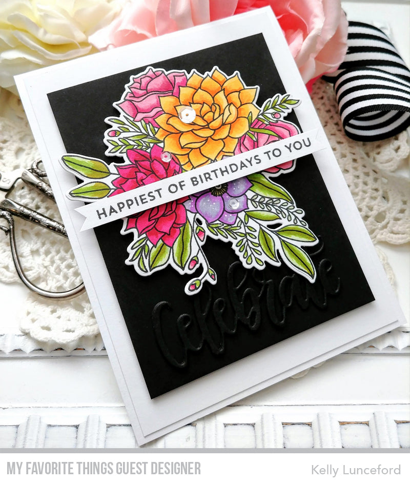 Handmade card from Kelly Lunceford featuring products from My Favorite Things #mftstamps