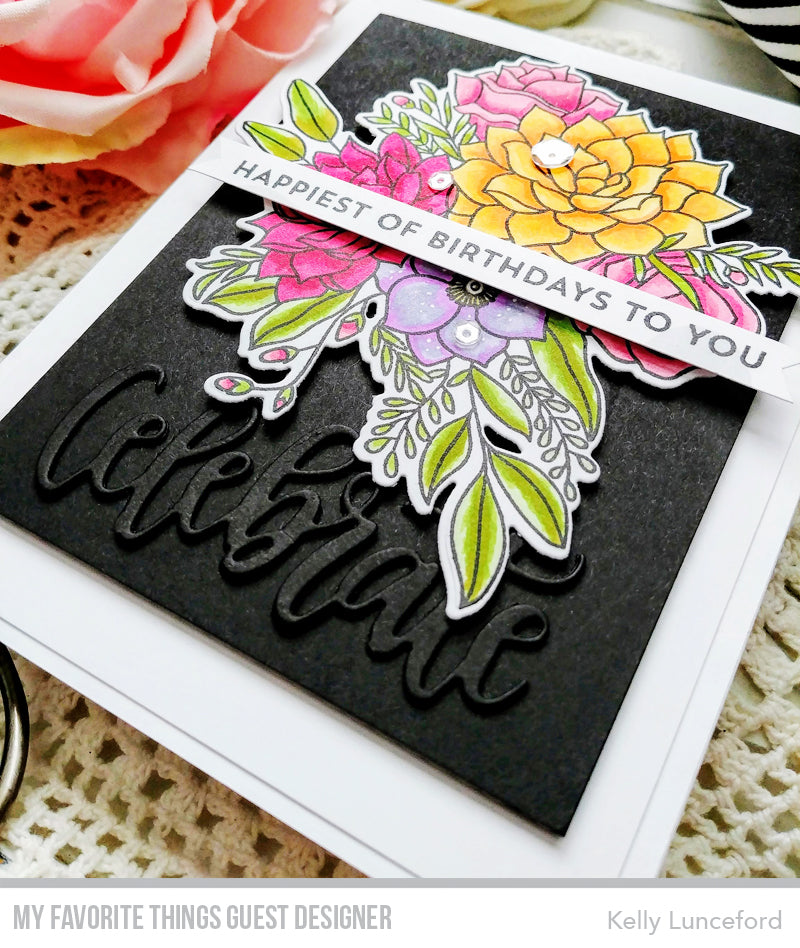 Handmade card from Kelly Lunceford featuring products from My Favorite Things #mftstamps