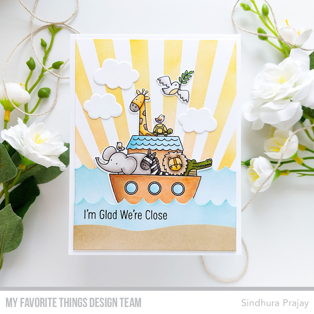 Handmade card from Sindhura Prajay featuring products from My Favorite Things #mftstamps