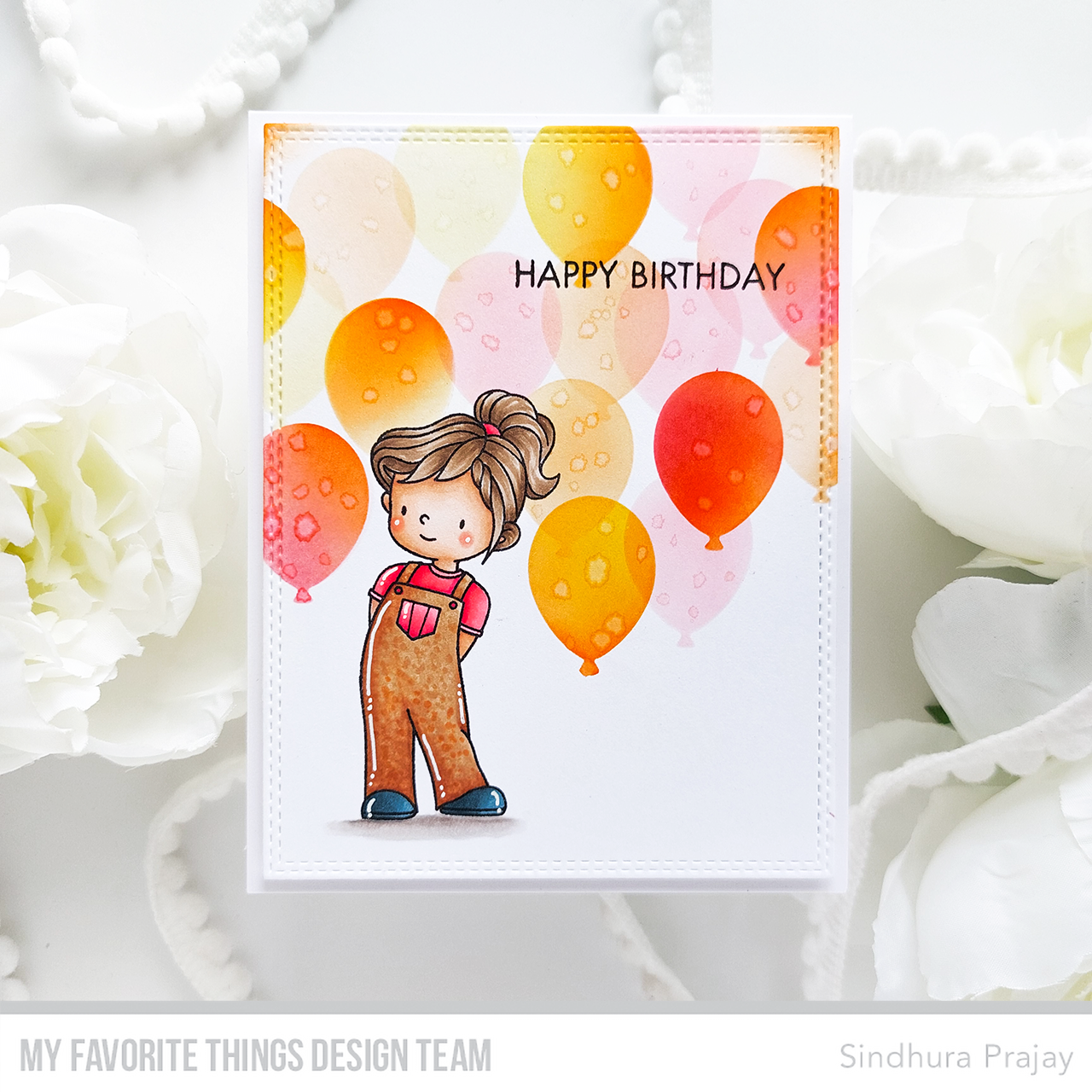 Handmade card from Sindhura Prajay featuring products from My Favorite Things #mftstamps