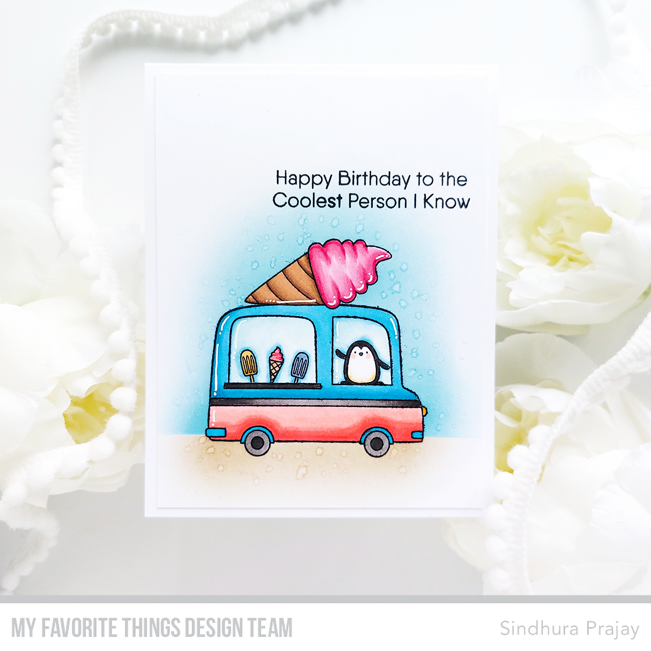 Handmade card from Sindhura Prajay featuring products from My Favorite Things #mftstamps