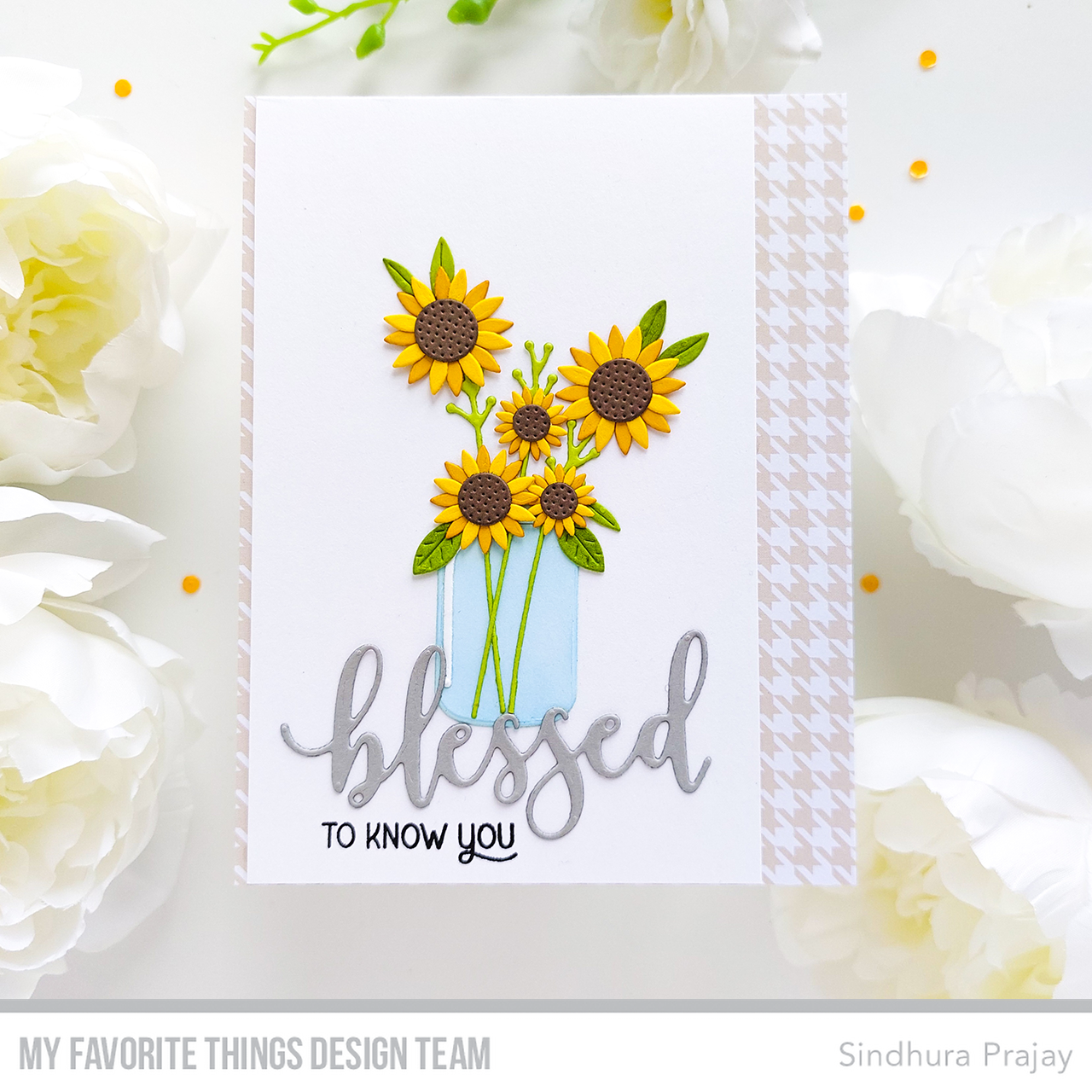 Handmade card from Sindhura Prajay featuring products from My Favorite Things #mftstamps