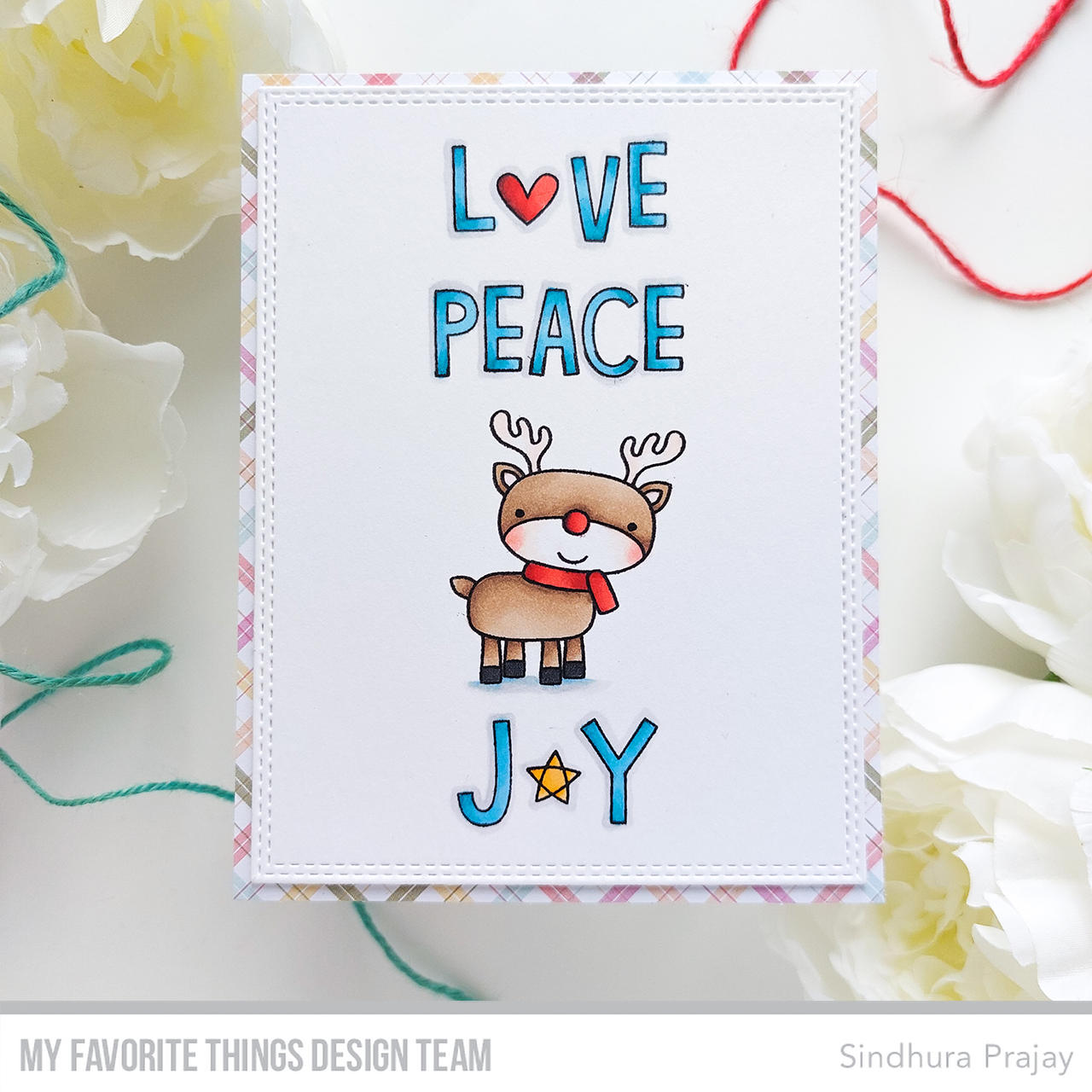 Handmade card from Sindhura Prajay featuring products from My Favorite Things #mftstamps