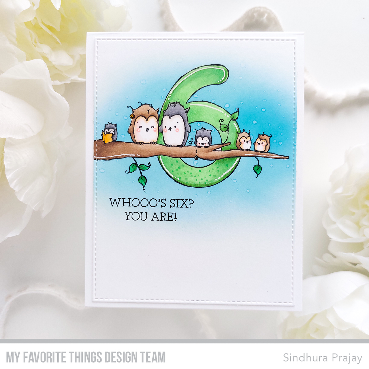 Handmade card from Sindhura Prajay featuring products from My Favorite Things #mftstamps