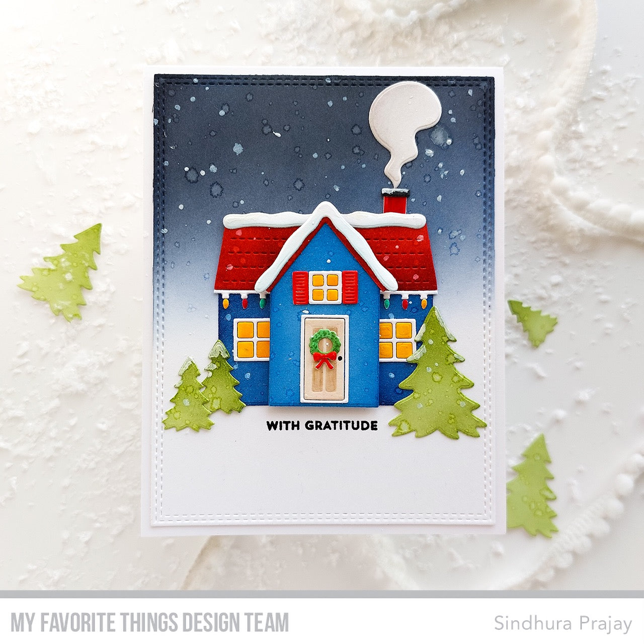 Handmade card from Sindhura Prajay featuring products from My Favorite Things #mftstamps