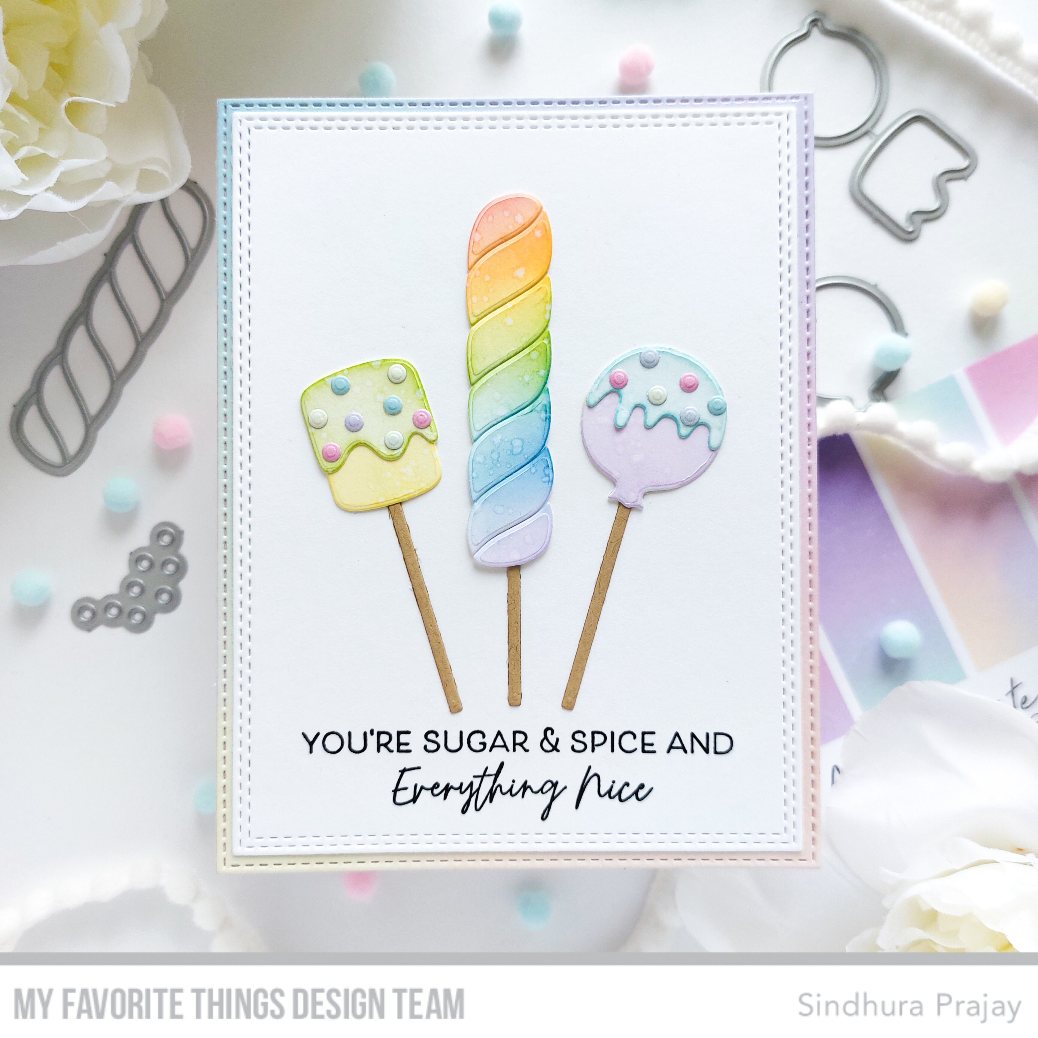 Handmade card from Sindhura Prajay featuring products from My Favorite Things #mftstamps