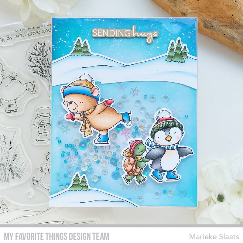 Handmade card from Marieke Slaats featuring products from My Favorite Things #mftstamps