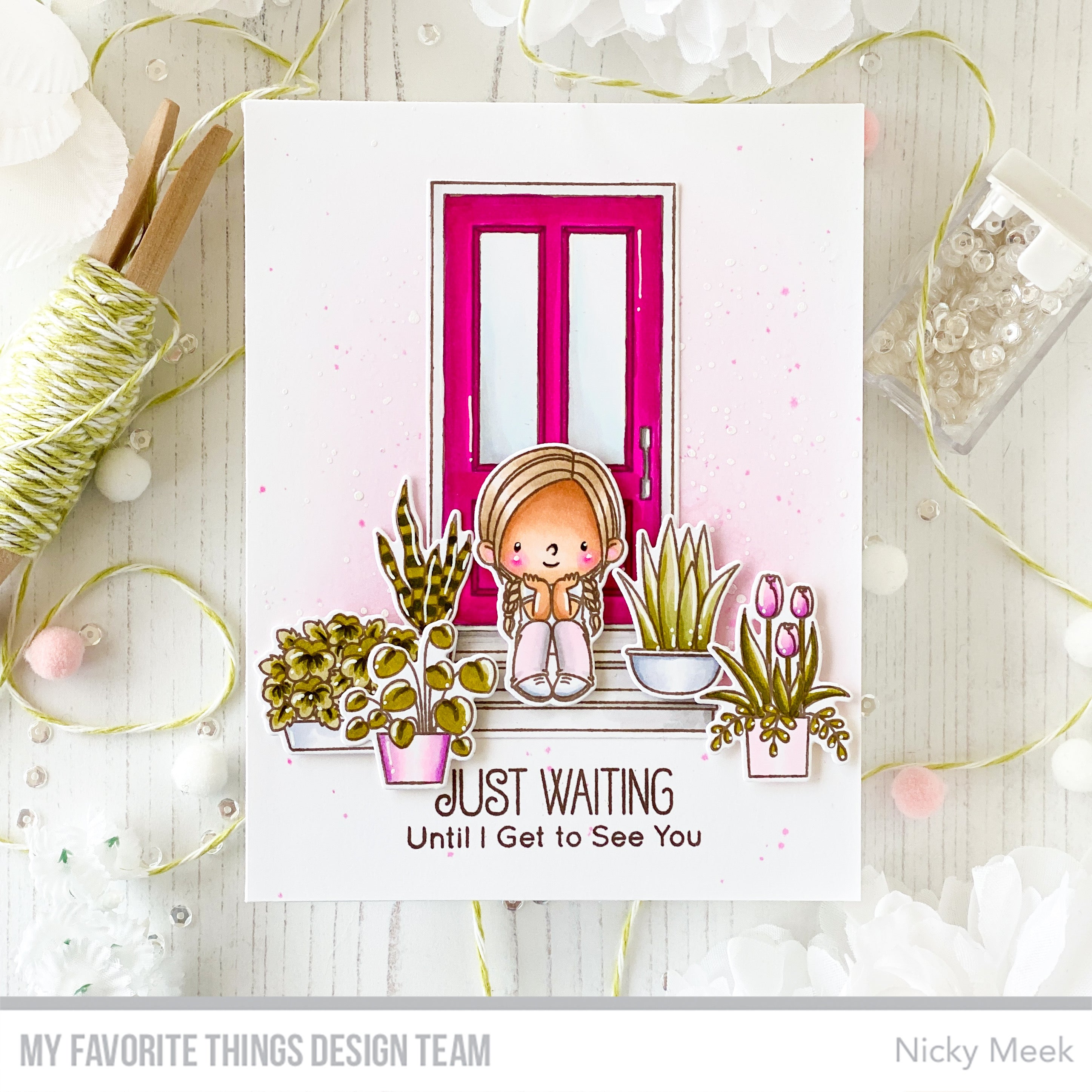 Handmade card from Nicky Meek featuring products from My Favorite Things #mftstamps