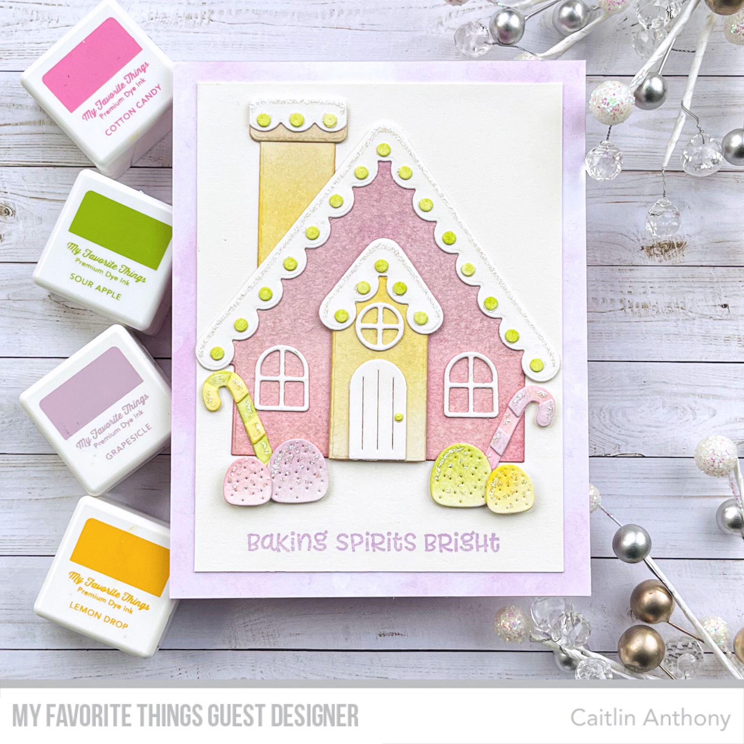 Handmade card from Caitlin Anthony featuring products from My Favorite Things #mftstamps