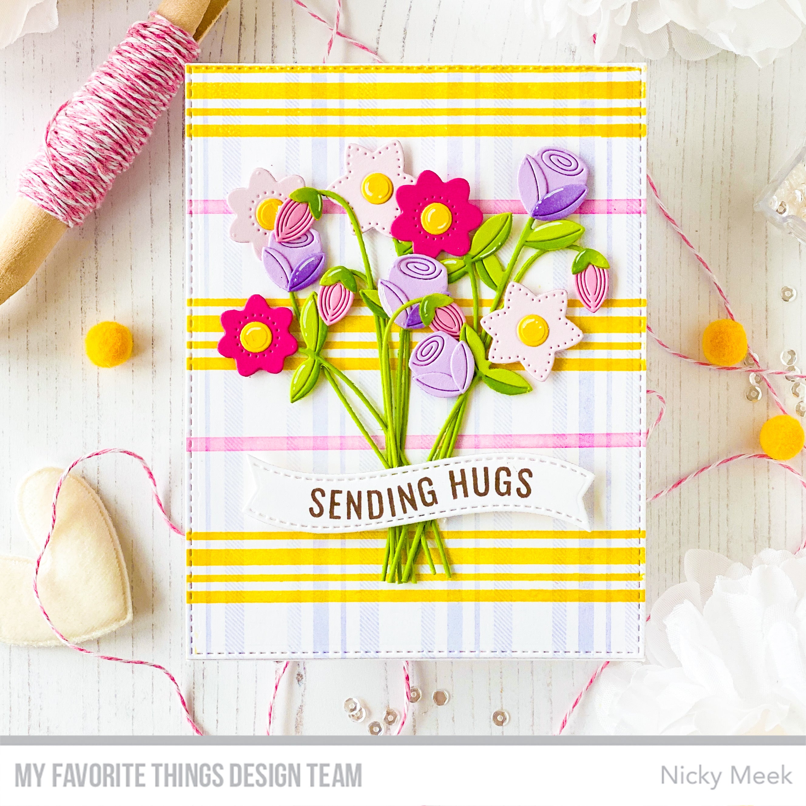 Handmade card from Nicky Meek featuring products from My Favorite Things #mftstamps