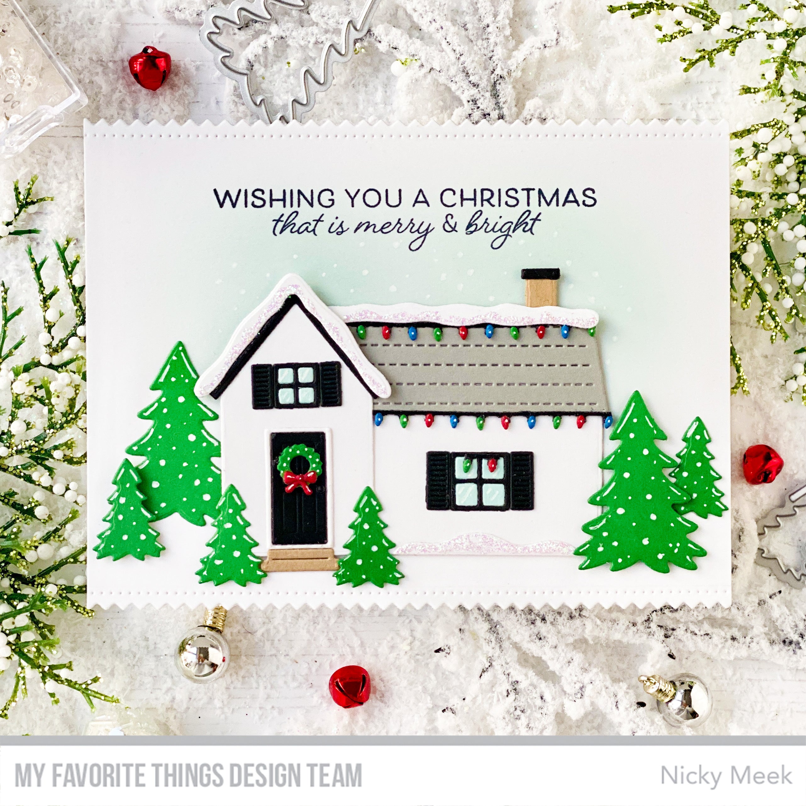 Handmade card from Nicky Meek featuring products from My Favorite Things #mftstamps