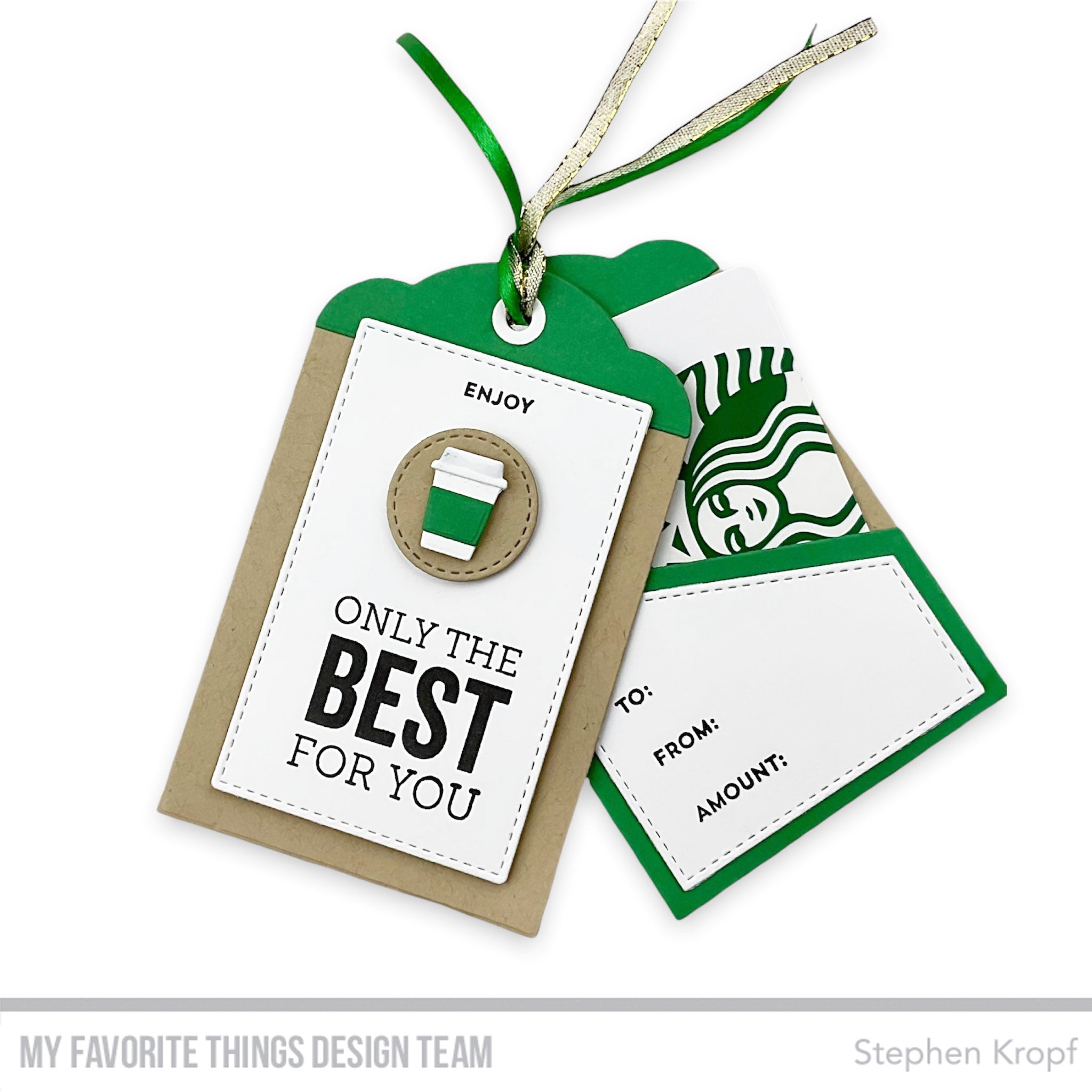 Handmade tags from Stephen Kropf featuring products from My Favorite Things #mftstamps