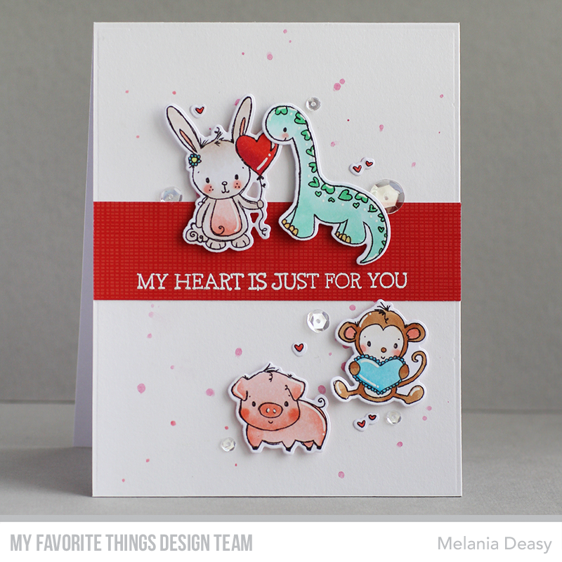 Handmade card from Melania Deasy featuring products from My Favorite Thjngs #mftstamps
