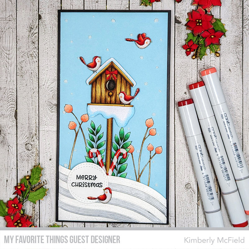 Handmade card from Kimberly McField featuring products from My Favorite Things #mftstamps