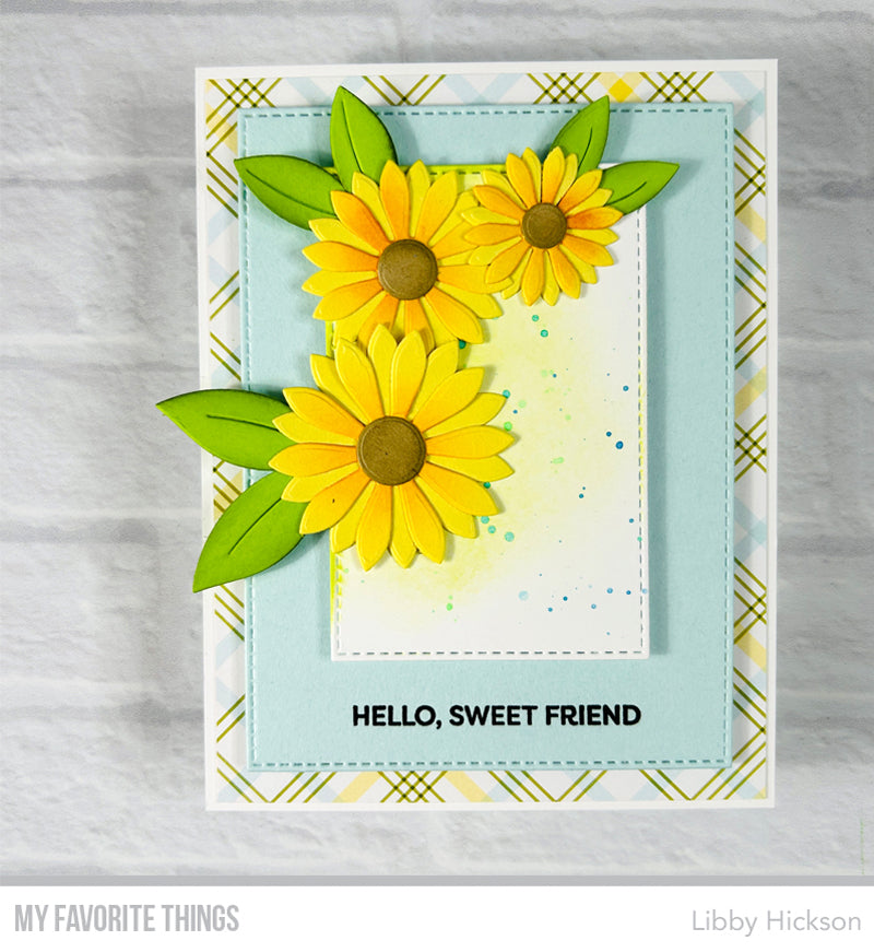 Handmade card from Libby Hickson featuring products from My Favorite Things #mftstamps