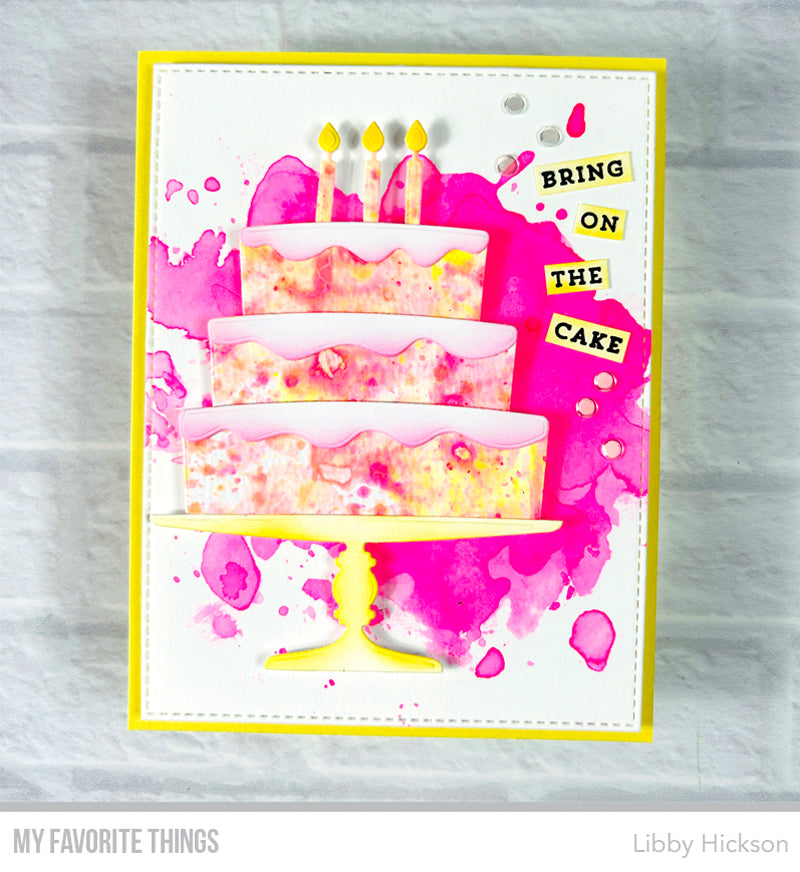 Handmade card from Libby Hickson featuring products from My Favorite Things #mftstamps