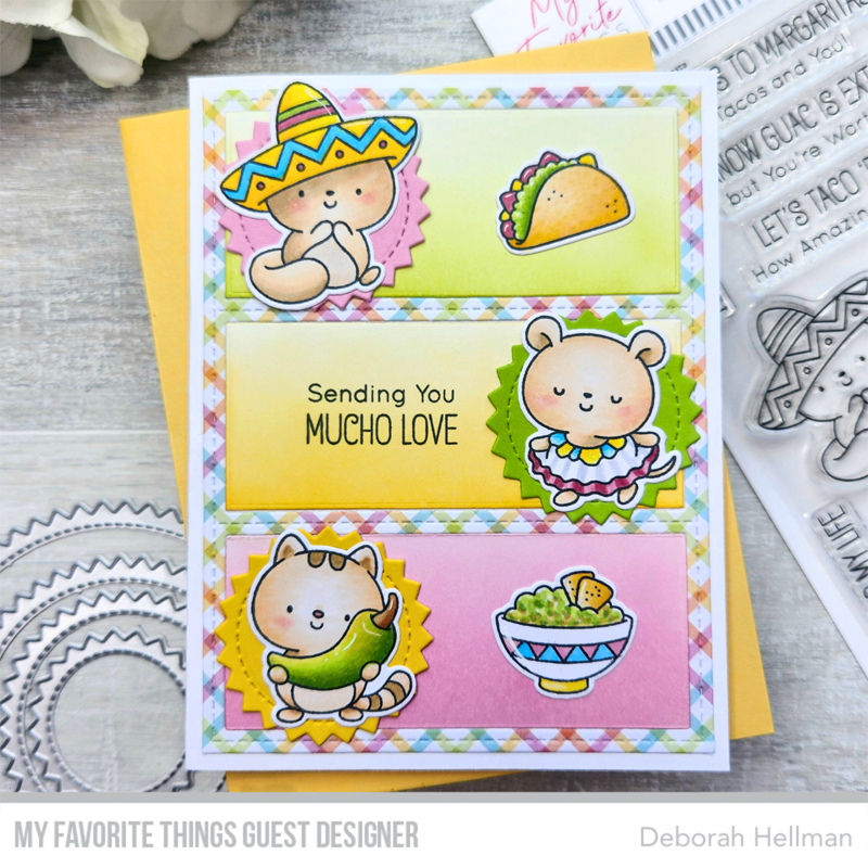 Handmade card from Deborah Hellman featuring products from My Favorite Things #mftstamps