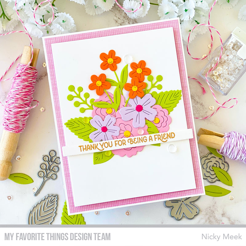 Handmade card from Nicky Meek featuring products from My Favorite Things #mftstamps