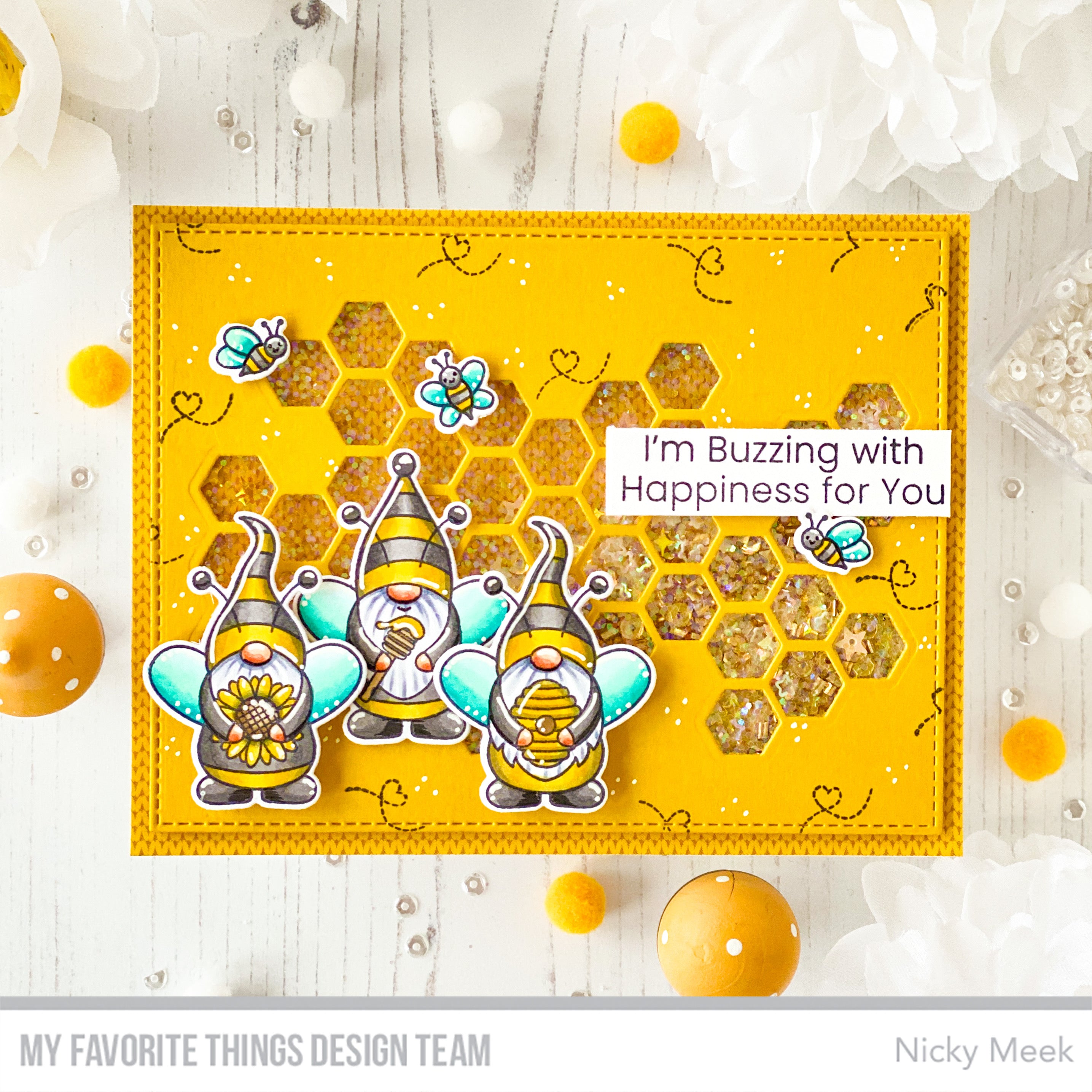 Handmade card from Nicki Meek featuring products from My Favorite Things #mftstamps