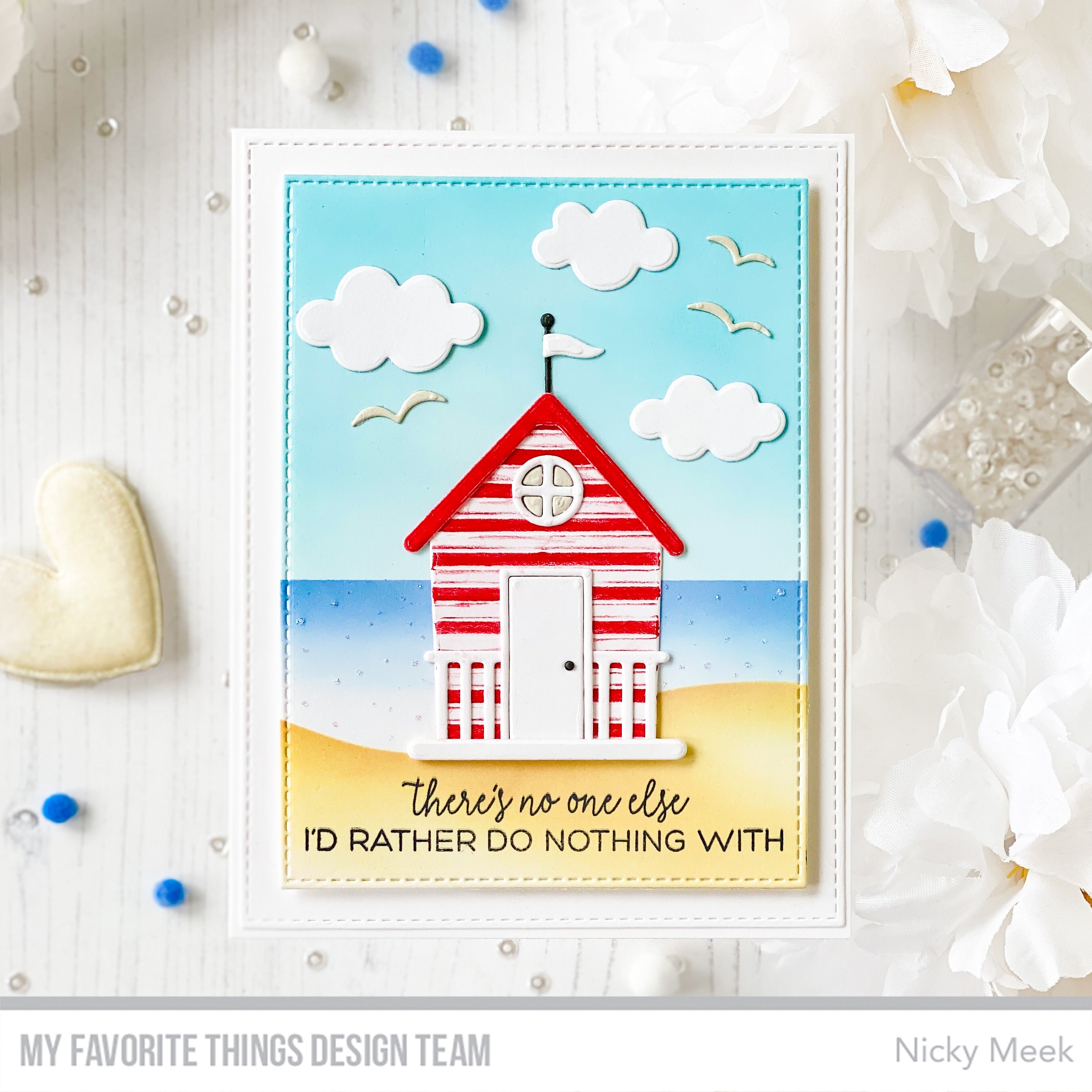 Handmade card from Nicky Meek featuring products from My Favorite Things #mftstamps