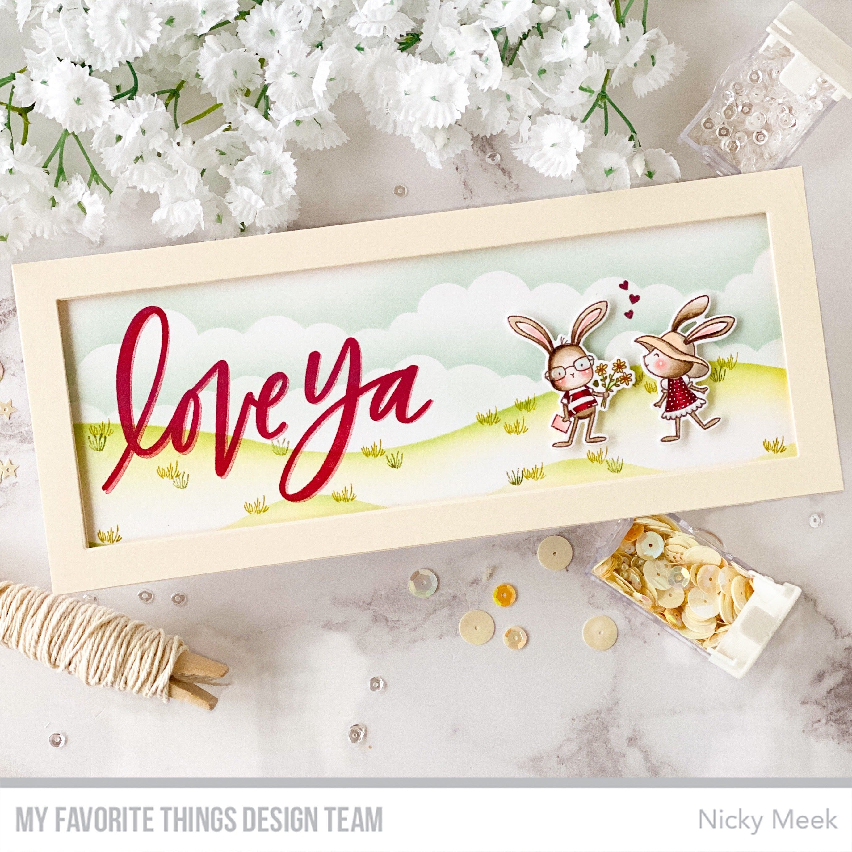 Handmade card from Nicky Meel featuring products from My Favorite Things #mftstamps