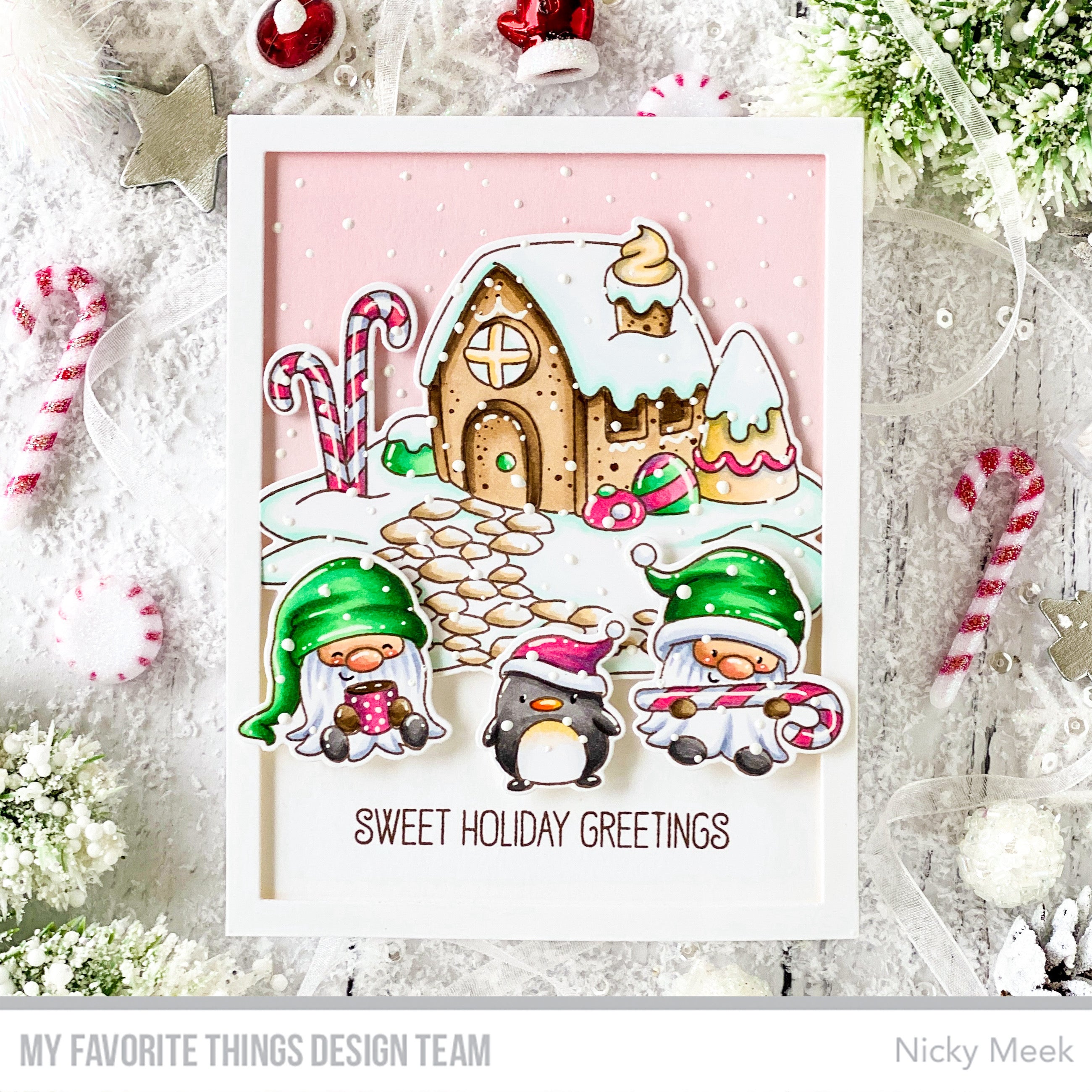 Handmade card from Nicky Meek featuring products from My Favorite Things #mftstamps