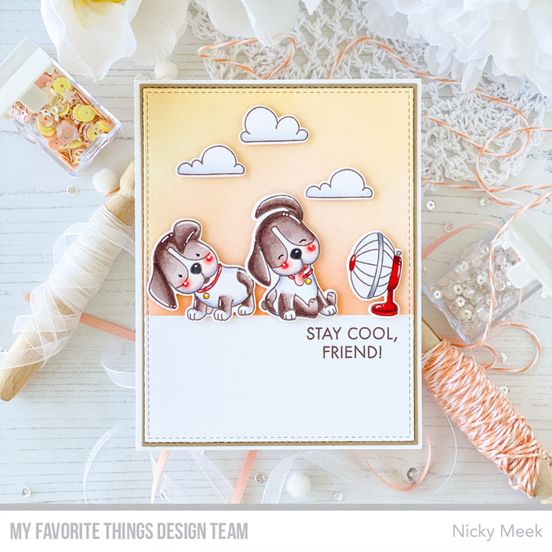 Handmade card from Nicky Meek featuring products from My Favorite Things #mftstamps