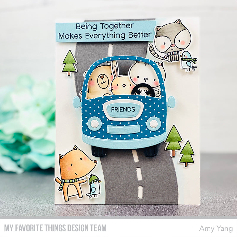 Handmade card from Amy Yang featuring products from My Favorite Things #mftstamps