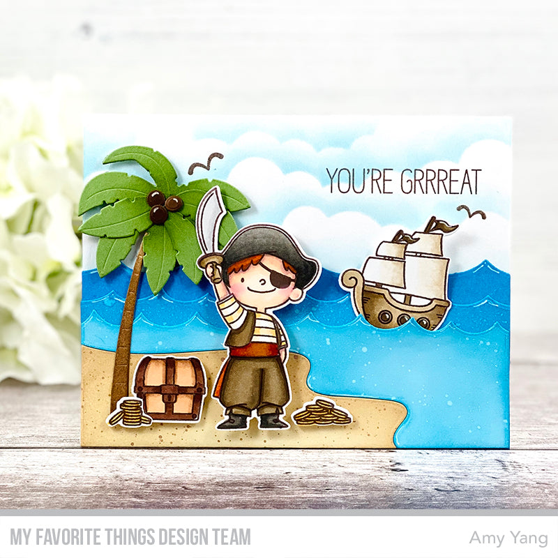 Handmade card from Amy Yang featuring products from My Favorite Things #mftstamps