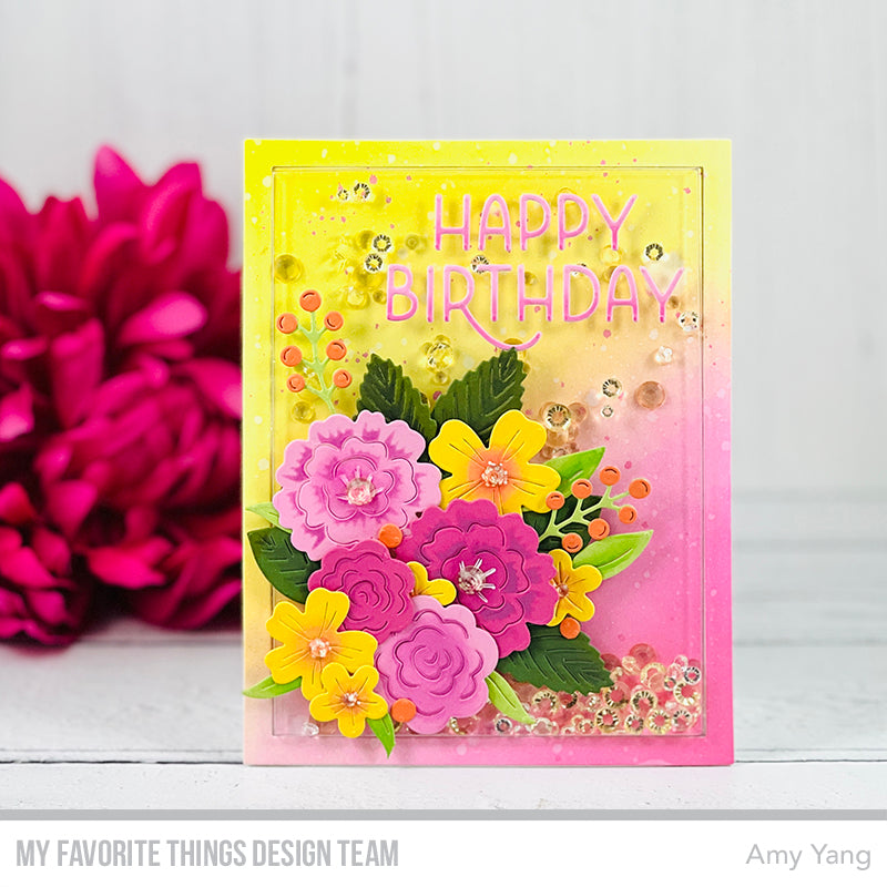 Handmade card from Amy Yang featuring products from My Favorite Things #mftstamps