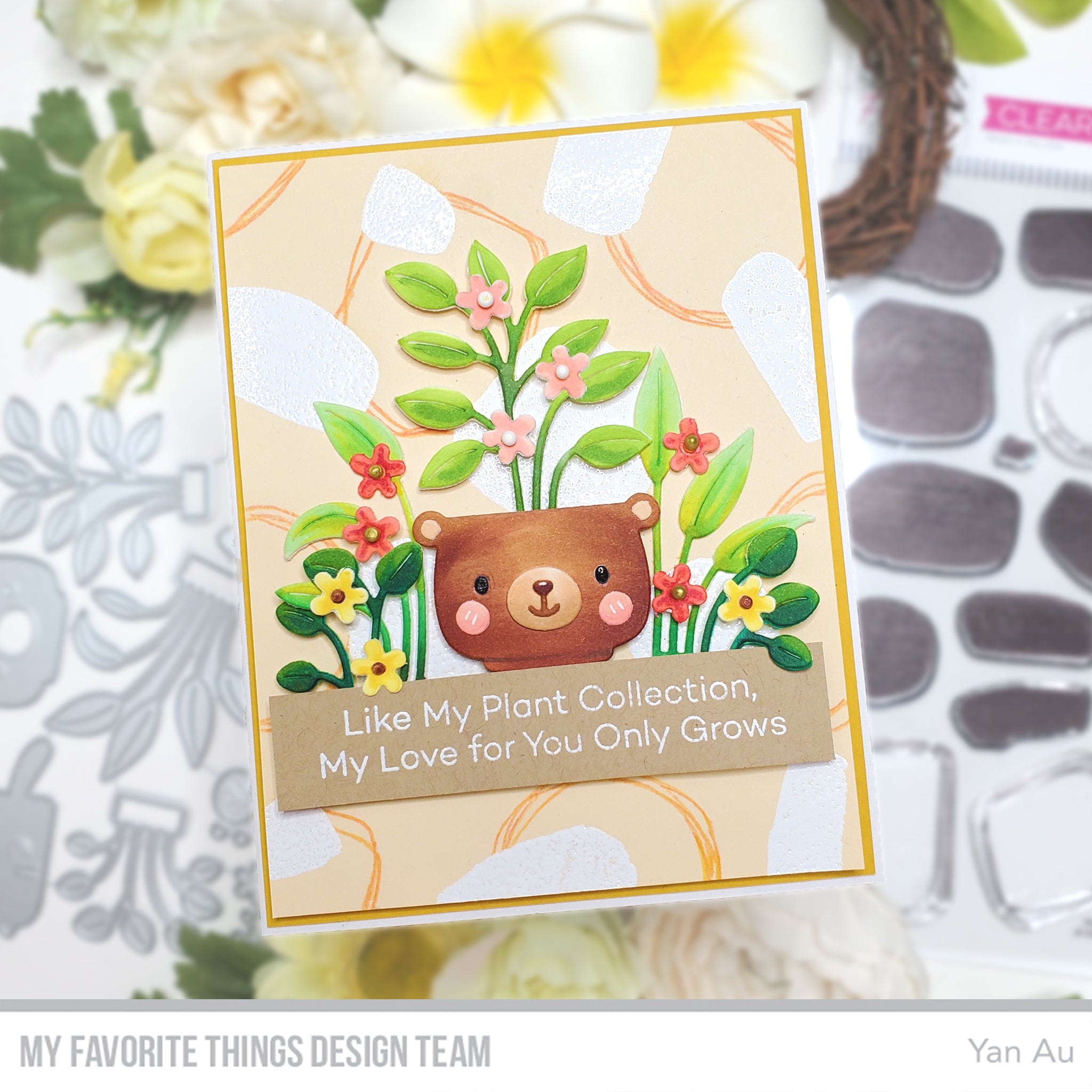 Handmade card from Yan Au featuring products from My Favorite Things #mftstamps