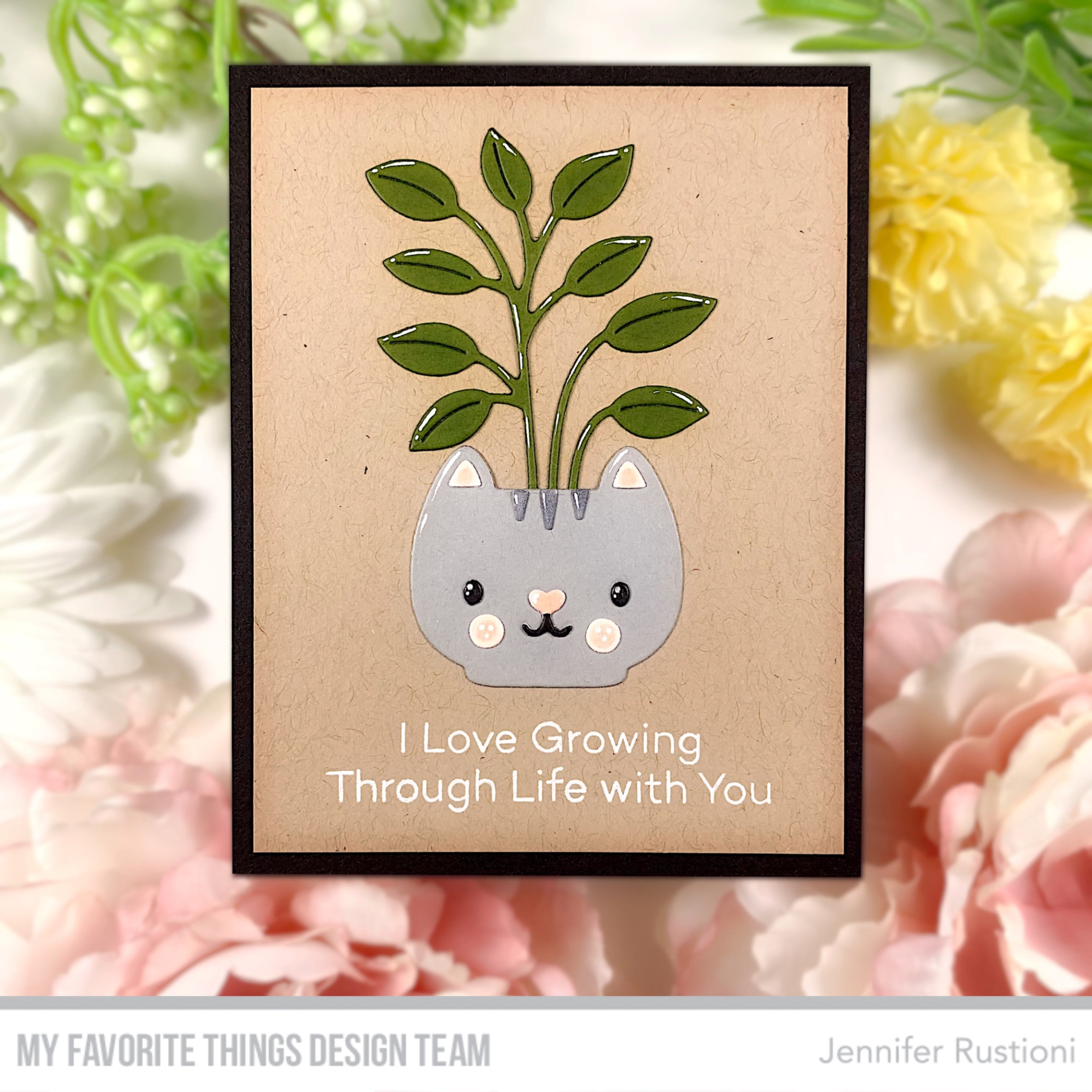 Handmade card from Jennifer Rustioni featuring products from My Favorite Things #mftstamps