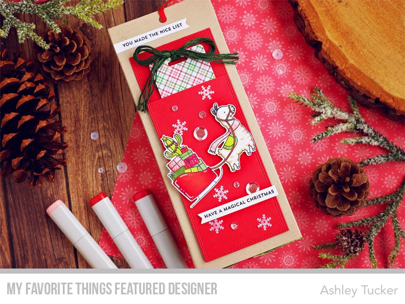 Handmade stocking stuffer from Ashley Tucker featuring products from My Favorite Things #mftstamps
