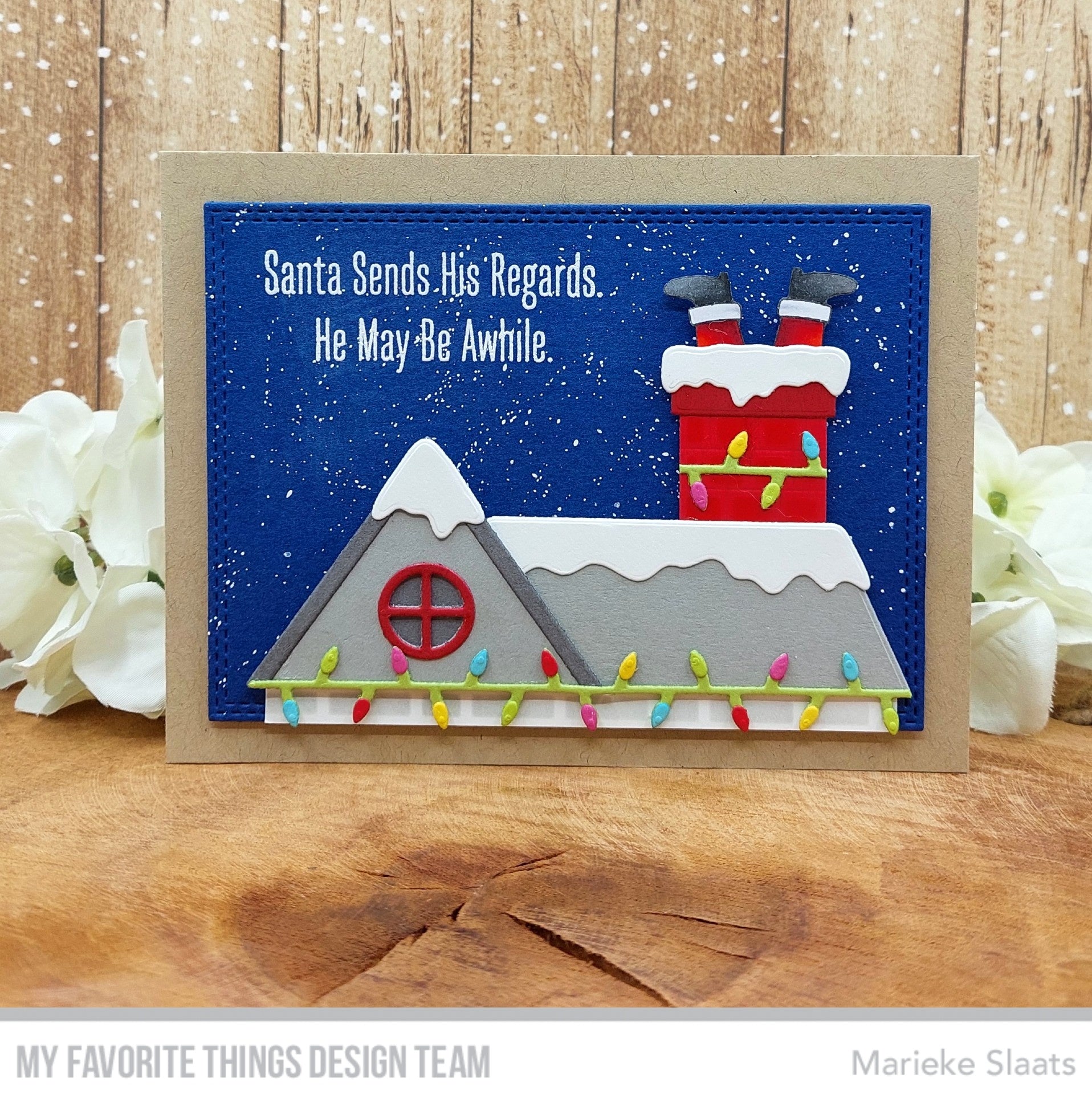 Handmade card from Marieke Slaats featuring products from My Favorite Things #mftstamps