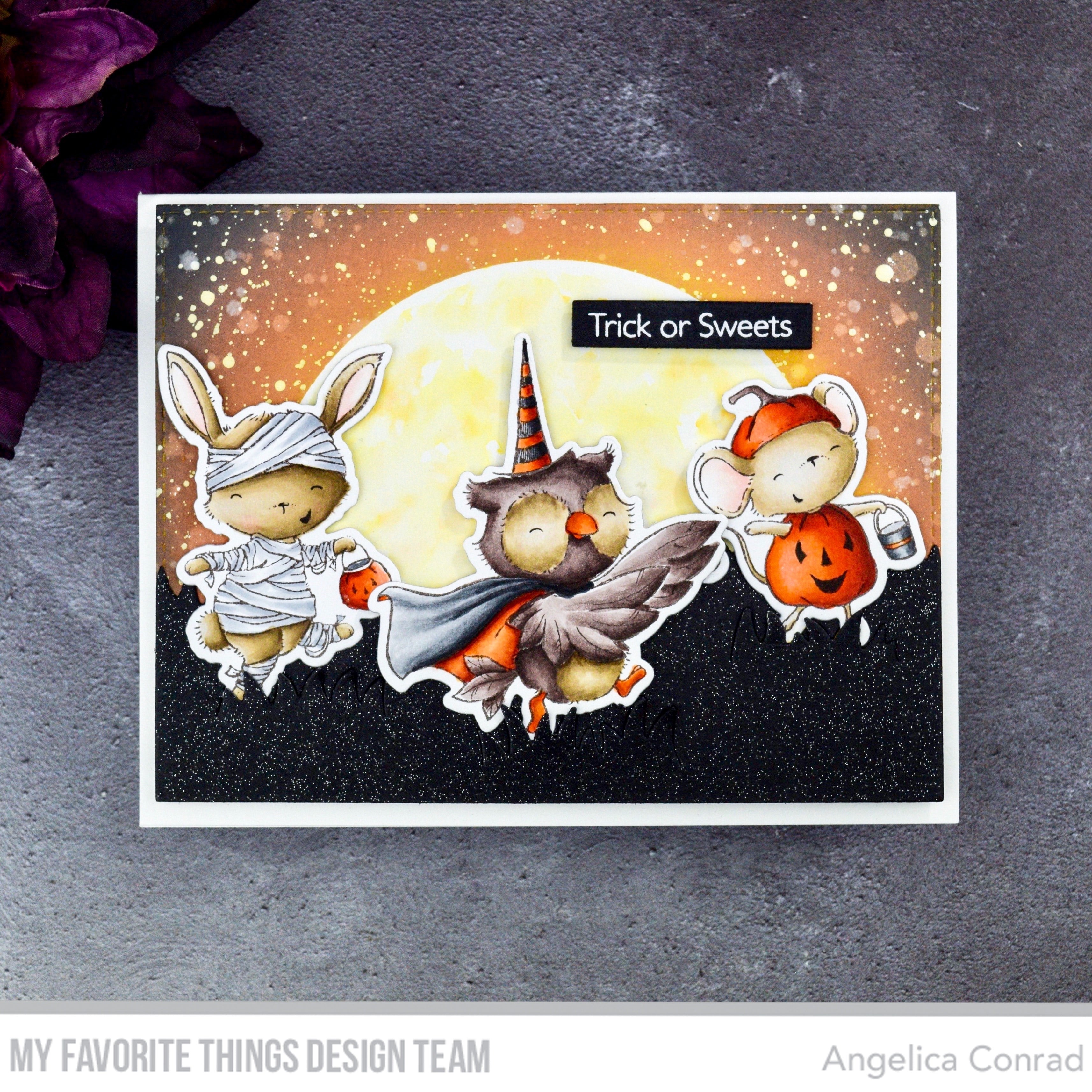 Handmade card from Angelica Conrad featuring products from My Favorite Things #mftstamps