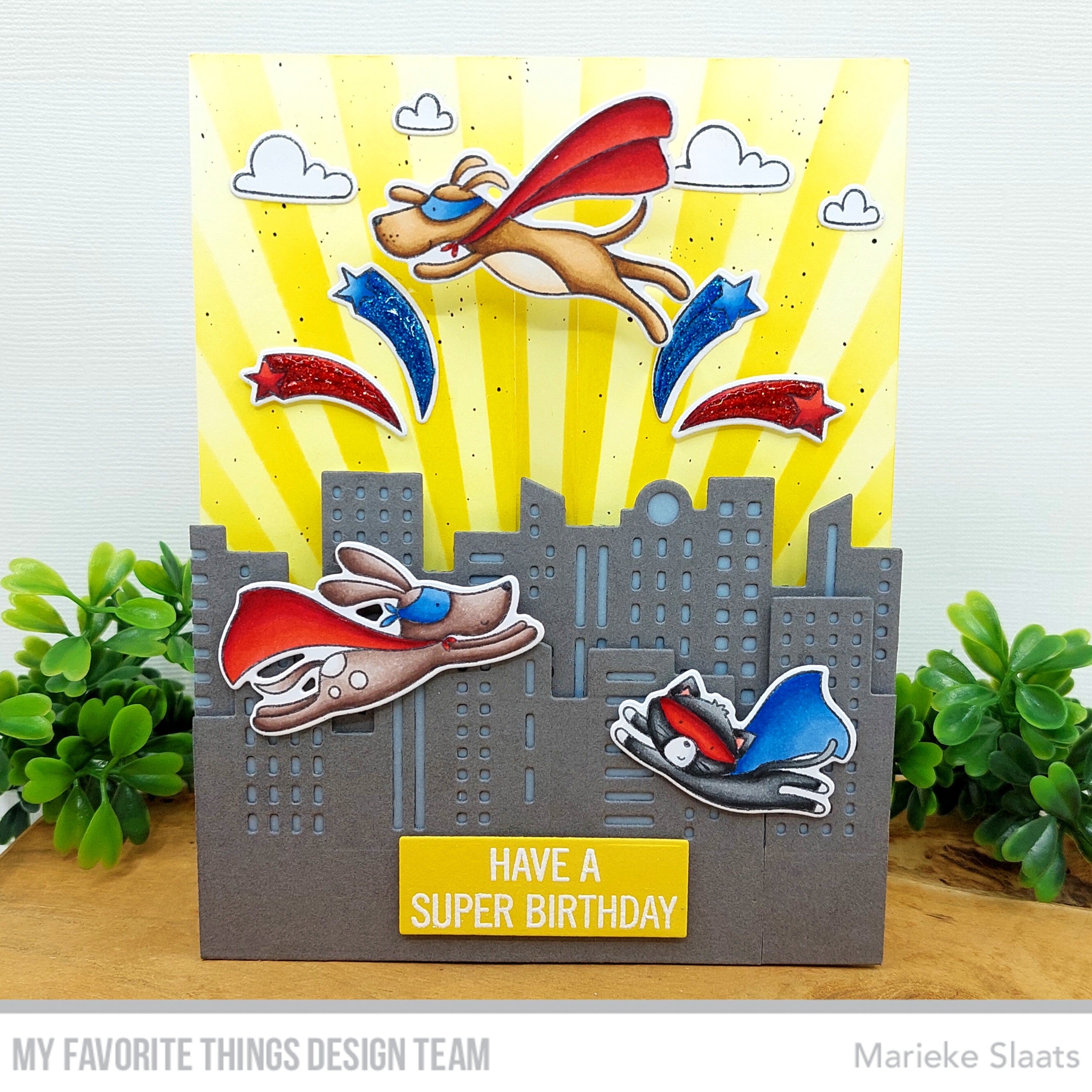 Handmade card from Marieke Slaats featuring products fromMy Favorite Things #mftstamps