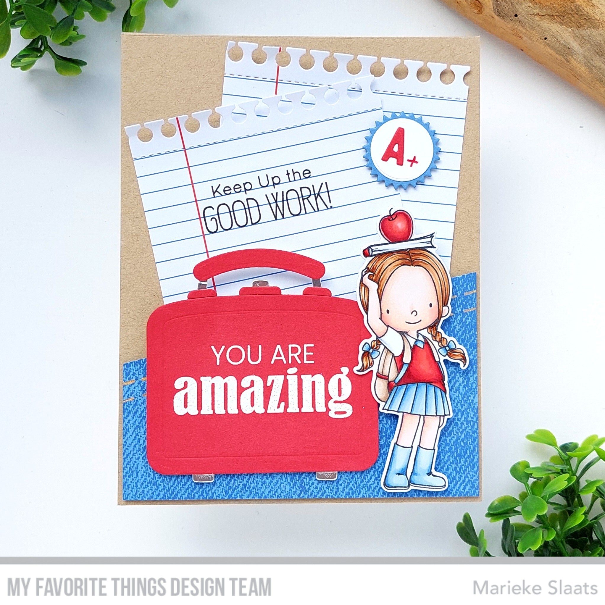 Handmade card from Marieke Slaats featuring products from My Favorite Things #mftstamps