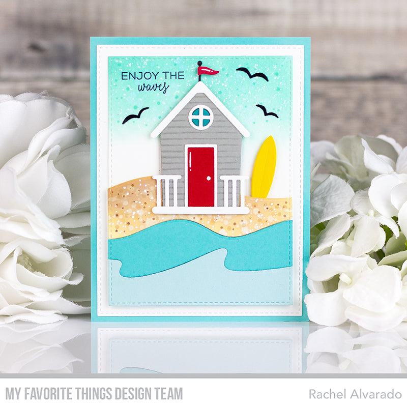 Handmade card from Rachel Alvarado featuring products from My Favorite Things #mftstamps