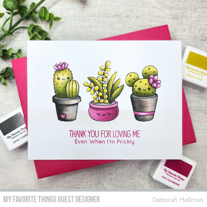 Handmade card from Deborah Hellman featuring products from My Favorite Things #mftstamps