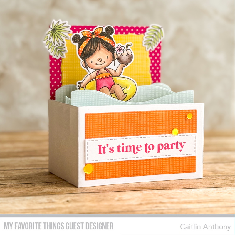 Handmade card from Caitlin Anthony featuring products from My Favorite Things #mftstamps