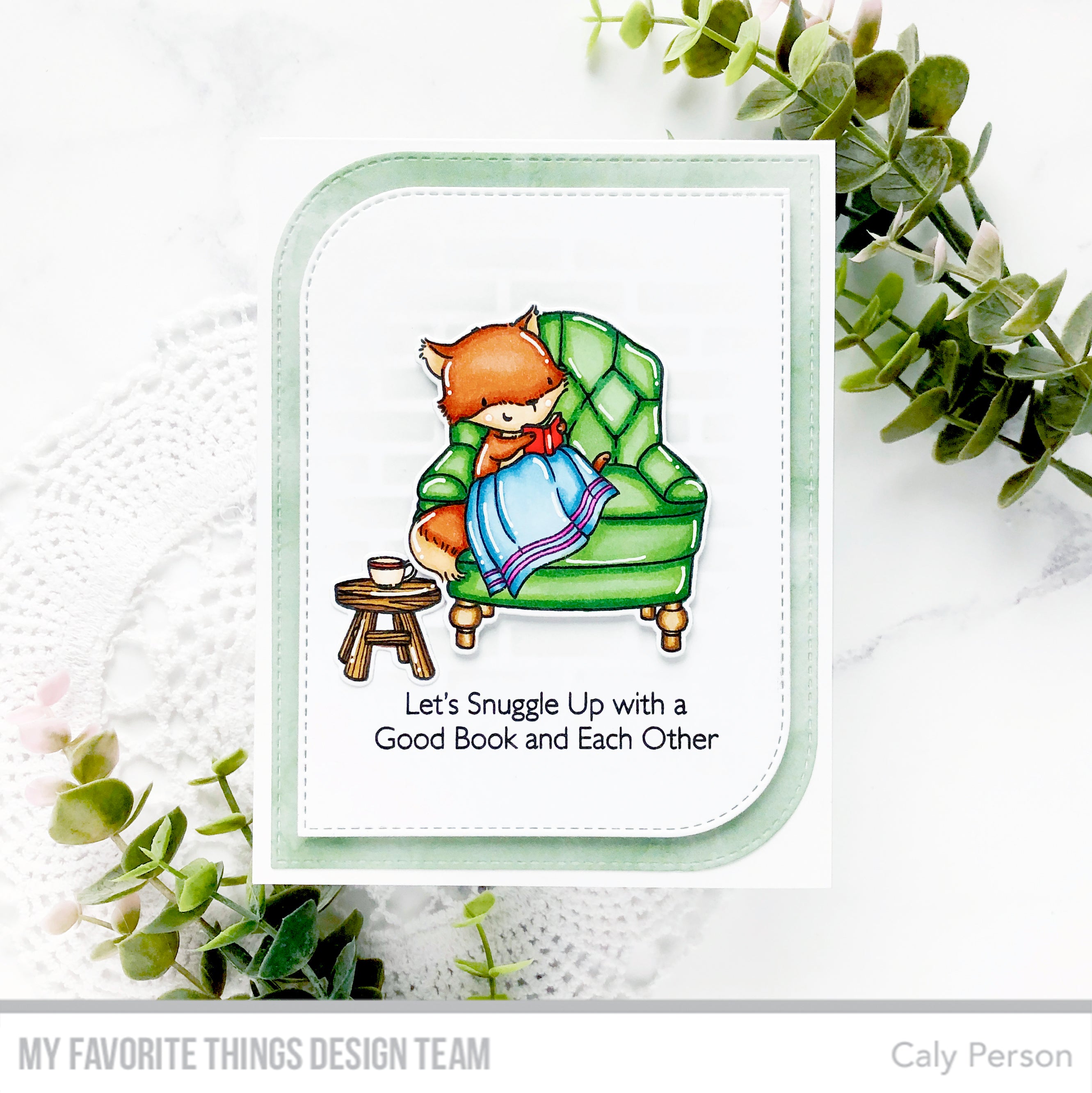 Handmade card from Caly Person featuring products from My Favorite Things #mftstamps