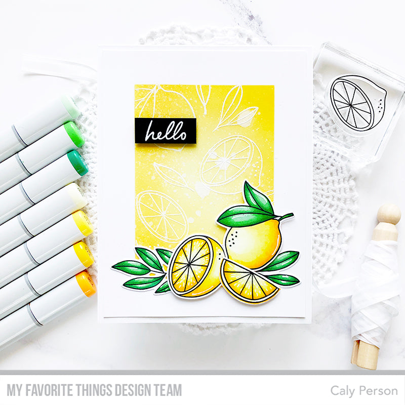 Handmade card from Caly Person featuring products from My Favorite Things #mftstamps