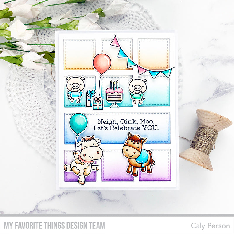 Handmade card from Caly Person featuring products from My favorite Things #mftstamps