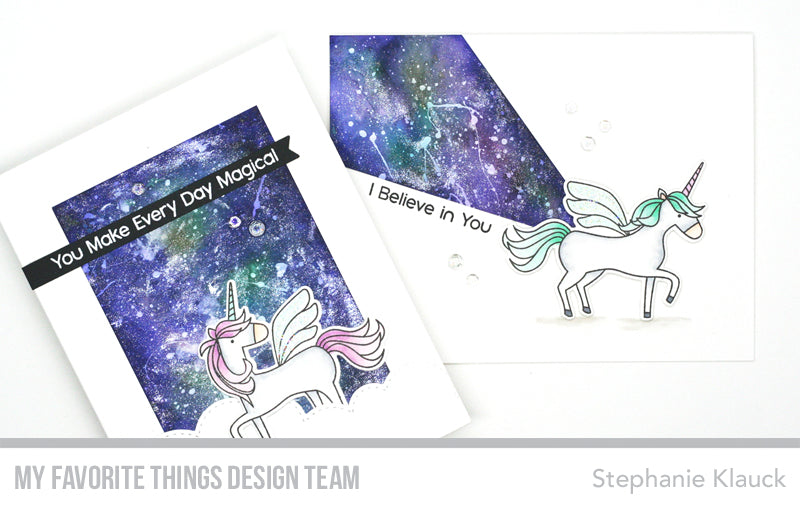 Handmade cards from Stephanie Klauck featuring products from My Favorite Things #mftstamps